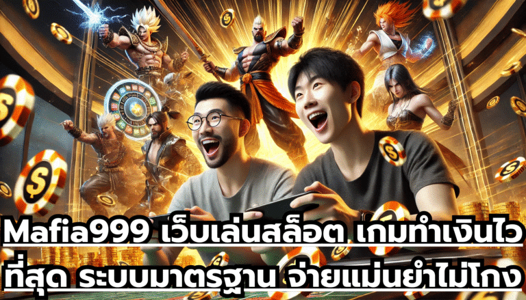 Mafia999 เว็บเล่นสล็อต เกมทำเงินไวที่สุด ระบบมาตรฐาน นักลงทุนเยอะ จ่ายแม่นยำ ไม่โกง